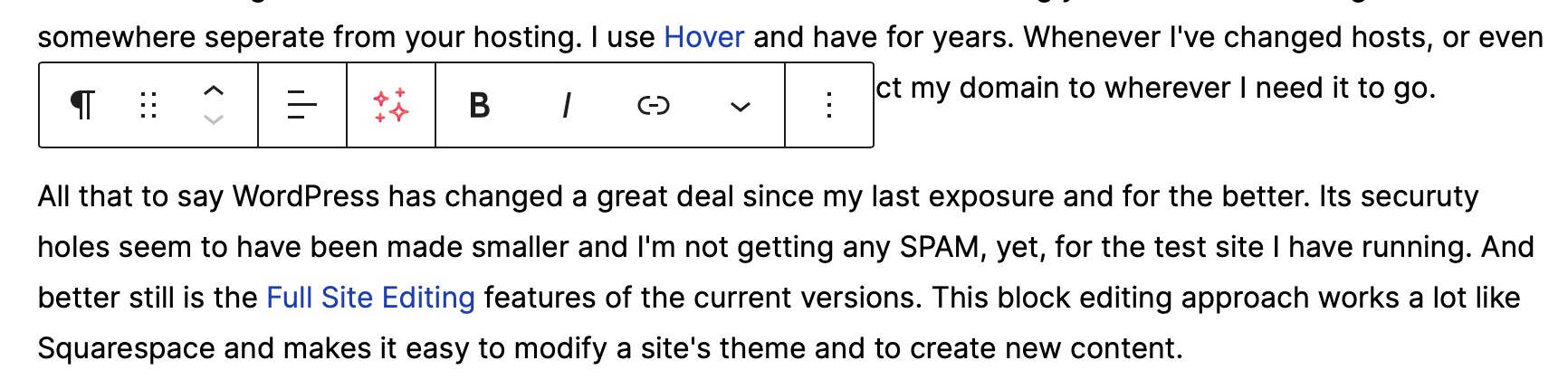 The Block Editor